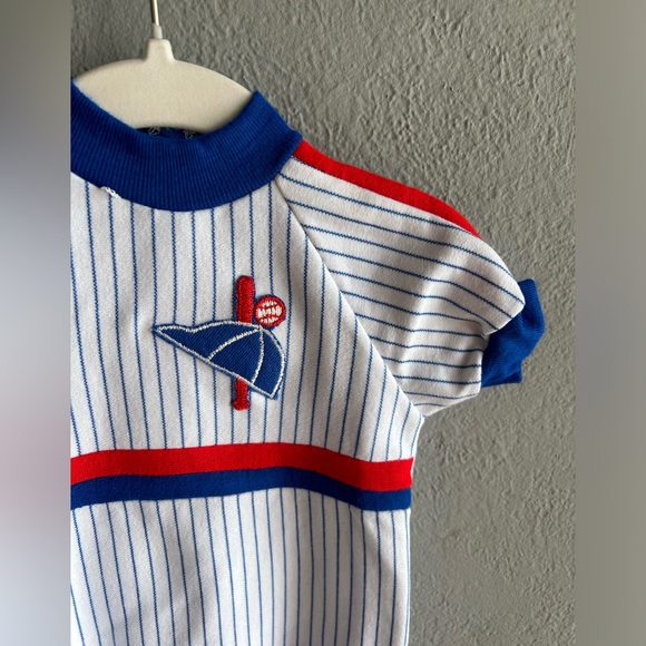 Vintage Baseball themed onsie, 24 months - Picture 3 of 5